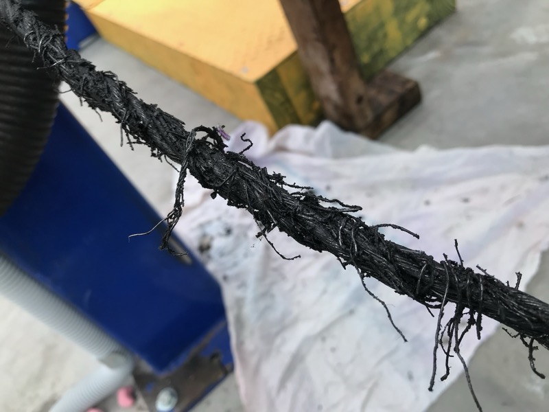 Wire rope failure