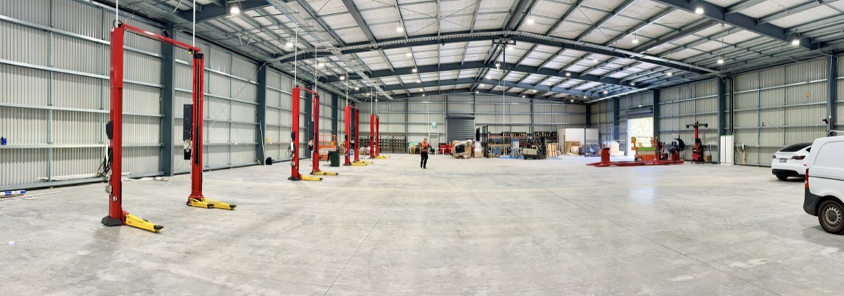 Tesla Ngauranga workshop