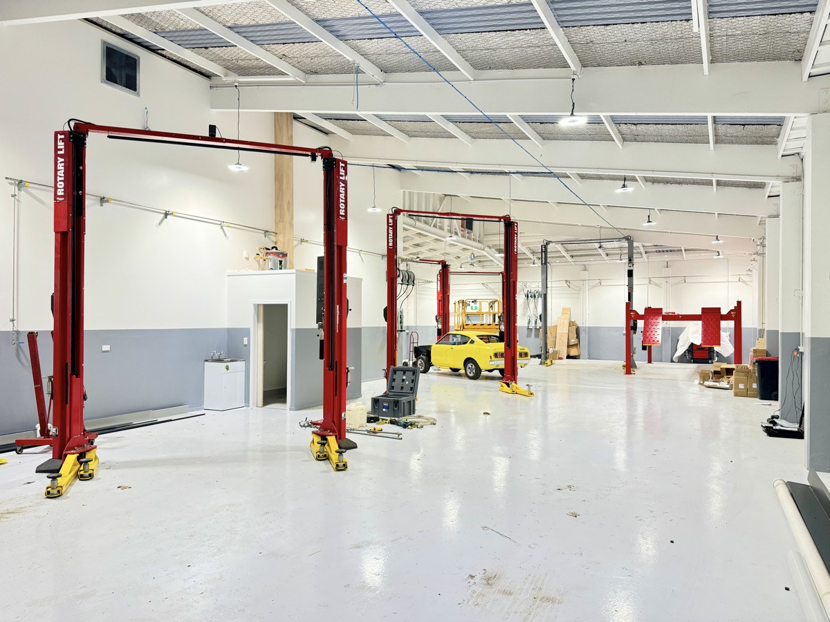 Wayne Kirk Motors workshop